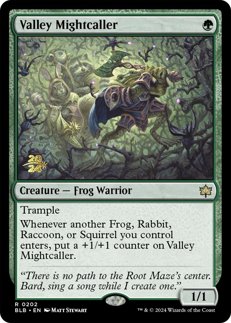 Image for Valley Mightcaller (Prerelease Cards) (202) - Magic: The Gathering