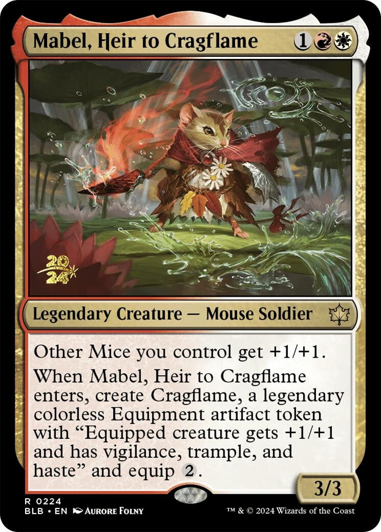 Image for Mabel, Heir to Cragflame (Prerelease Cards) (224) - Magic: The Gathering
