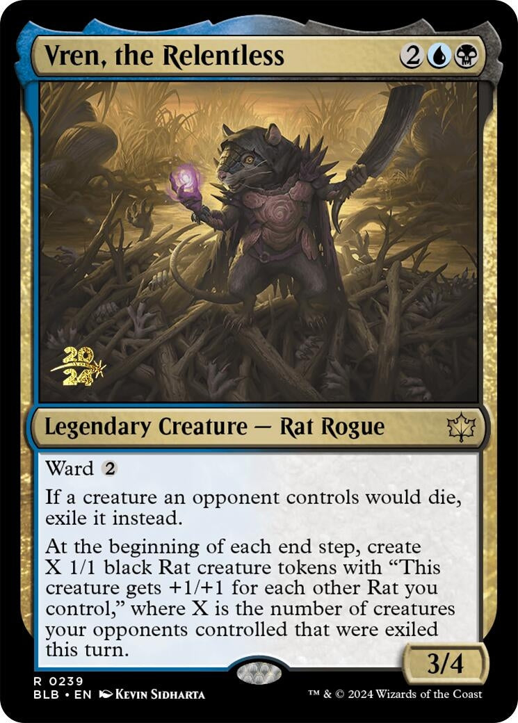 Image for Vren, the Relentless (Prerelease Cards) (239) - Magic: The Gathering