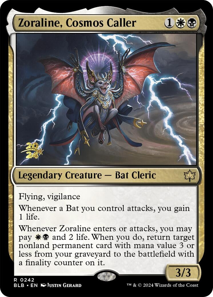 Image for Zoraline, Cosmos Caller (Prerelease Cards) (242) - Magic: The Gathering