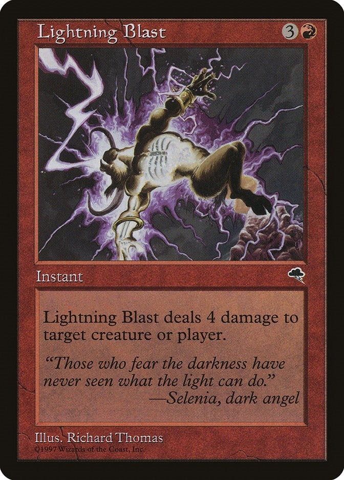 Image for Lightning Blast (Tempest) (185) - Magic: The Gathering