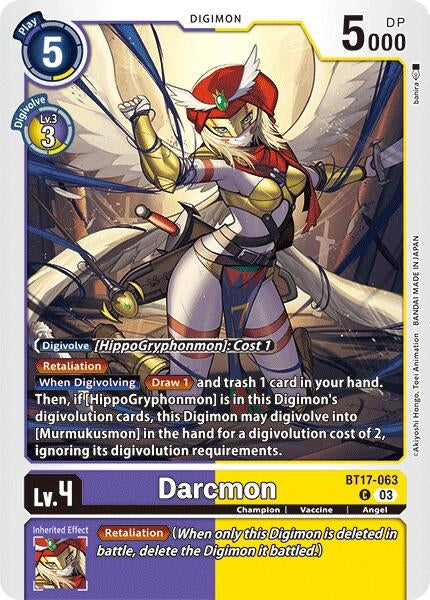 Image for Darcmon (BT17) (BT17-063 C) - Digimon Card Game