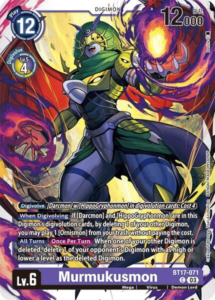 Image for Murmukusmon (BT17) (BT17-071 C) - Digimon Card Game