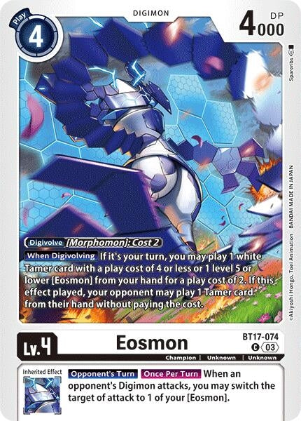 Image for Eosmon - BT17-074 (BT17) (BT17-074 C) - Digimon Card Game