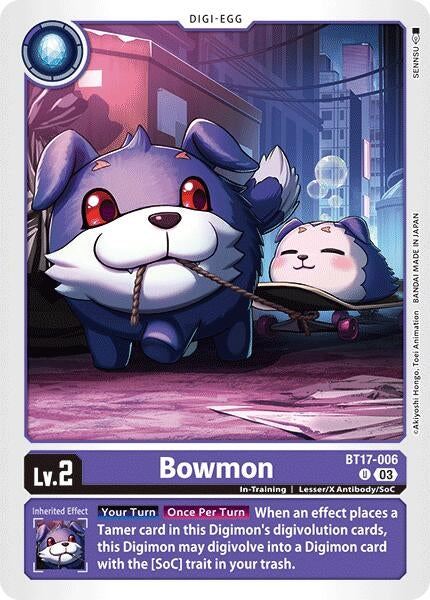Image for Bowmon (BT17) (BT17-006 U) - Digimon Card Game