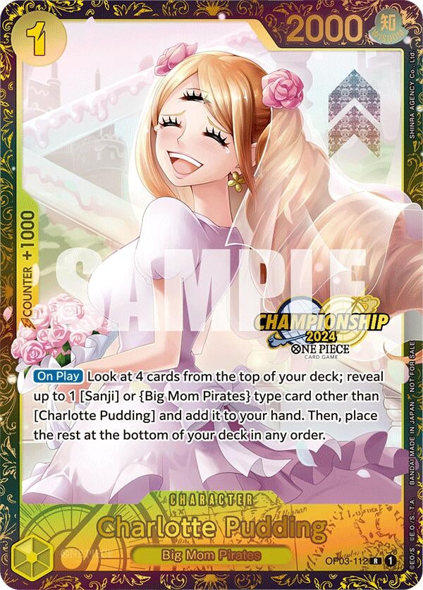 Image for Charlotte Pudding (Championship 2024) (One Piece Promotion Cards) (OP03-112) - One Piece Card Game