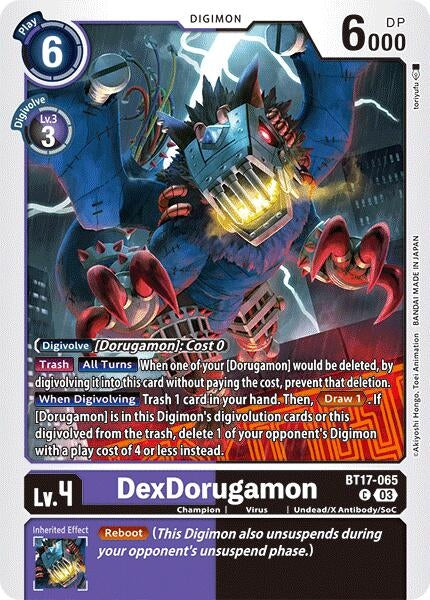 Image for DexDorugamon (BT17) (BT17-065 C) - Digimon Card Game