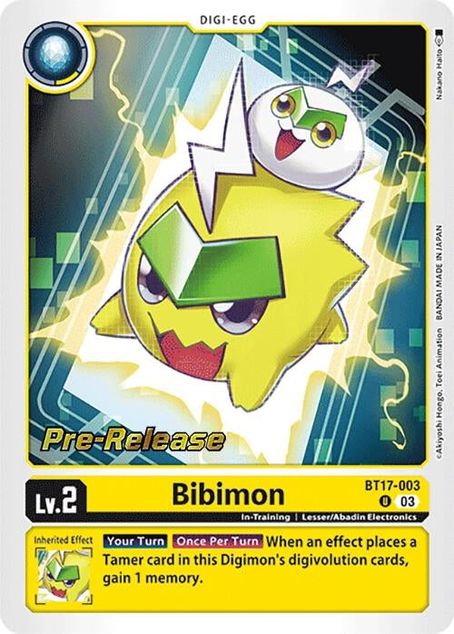 Image for Bibimon (BT17_PR) (BT17-003 U) - Digimon Card Game