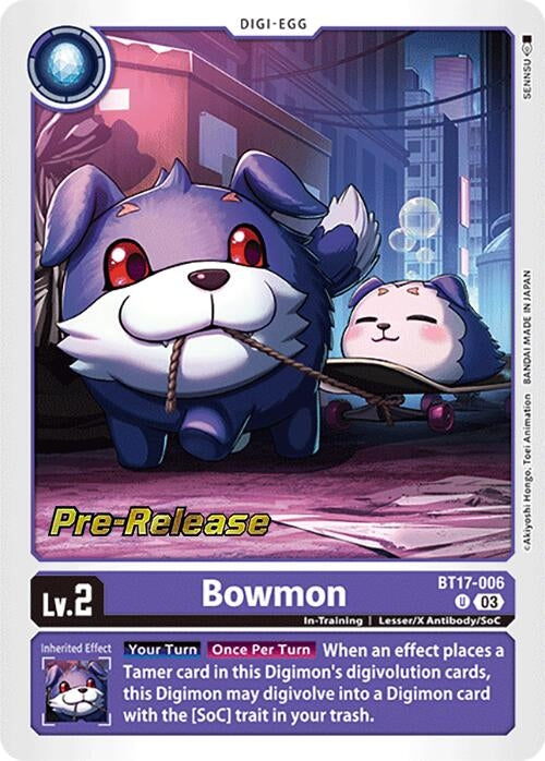 Image for Bowmon (BT17_PR) (BT17-006 U) - Digimon Card Game