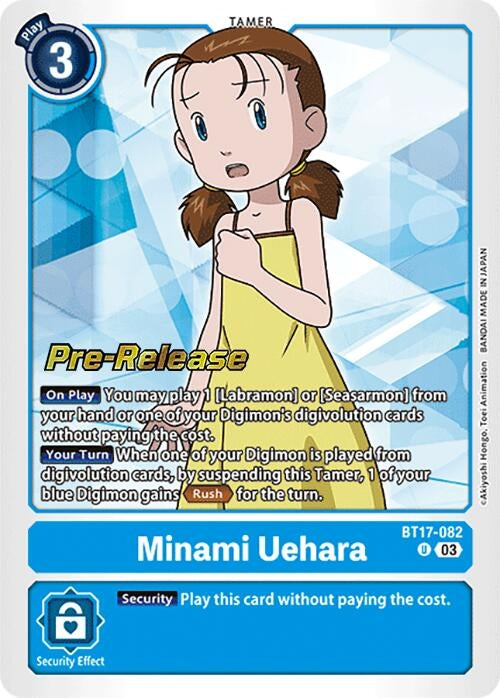 Image for Minami Uehara (BT17_PR) (BT17-082 U) - Digimon Card Game