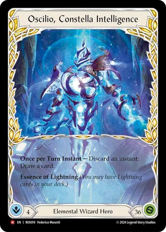 Image for Oscilio, Constella Intelligence (Rosetta) (ROS019) - Flesh and Blood TCG