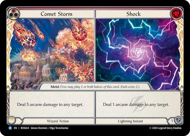 Image for Comet Storm // Shock (Rosetta) (ROS024) - Flesh and Blood TCG
