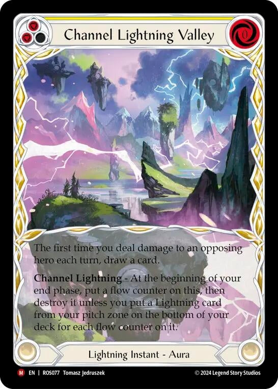 Image for Channel Lightning Valley (Rosetta) (ROS077) - Flesh and Blood TCG