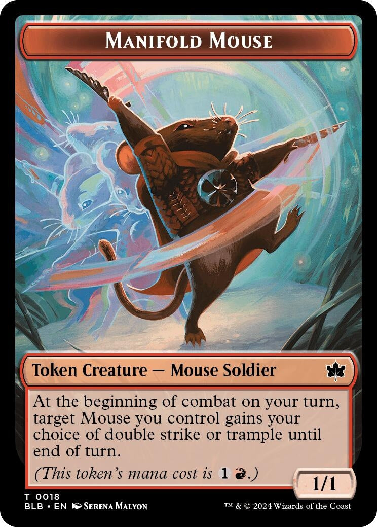 Image for Manifold Mouse Token (Bloomburrow) (18) - Magic: The Gathering