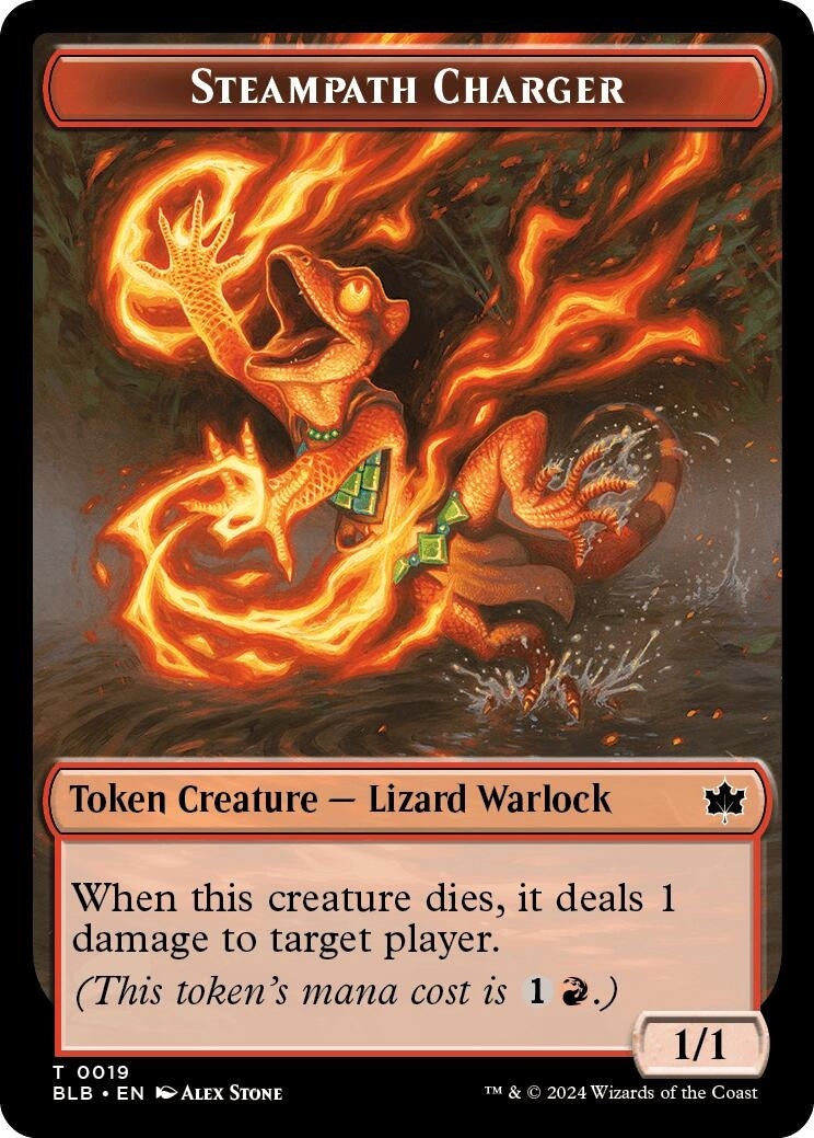 Image for Steampath Charger Token (Bloomburrow) (19) - Magic: The Gathering