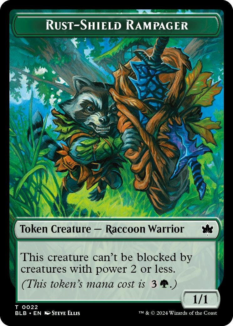 Image for Rust-Shield Rampager Token (Bloomburrow) (22) - Magic: The Gathering