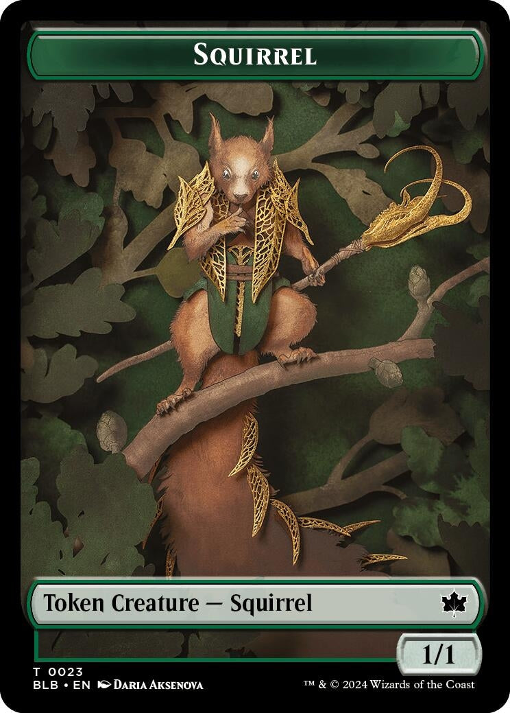 Image for Squirrel Token (Bloomburrow) (23) - Magic: The Gathering