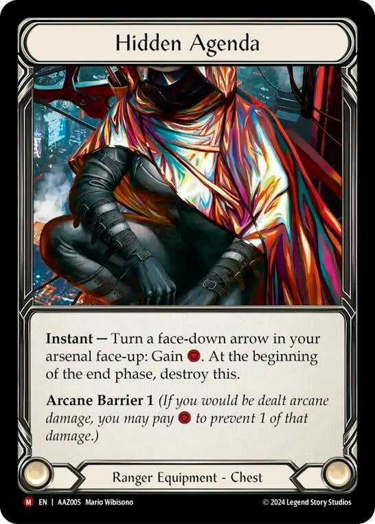 Image for Hidden Agenda (Armory Deck: Azalea) (AAZ005) - Flesh and Blood TCG