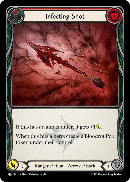 Image for Infecting Shot (Red) (Armory Deck: Azalea) (AAZ011) - Flesh and Blood TCG