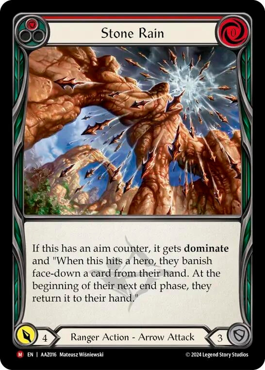 Image for Stone Rain (Armory Deck: Azalea) (AAZ016) - Flesh and Blood TCG
