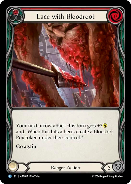 Image for Lace with Bloodrot (Armory Deck: Azalea) (AAZ017) - Flesh and Blood TCG