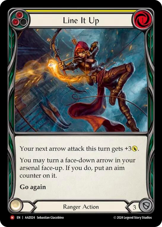 Image for Line It Up (Armory Deck: Azalea) (AAZ024) - Flesh and Blood TCG