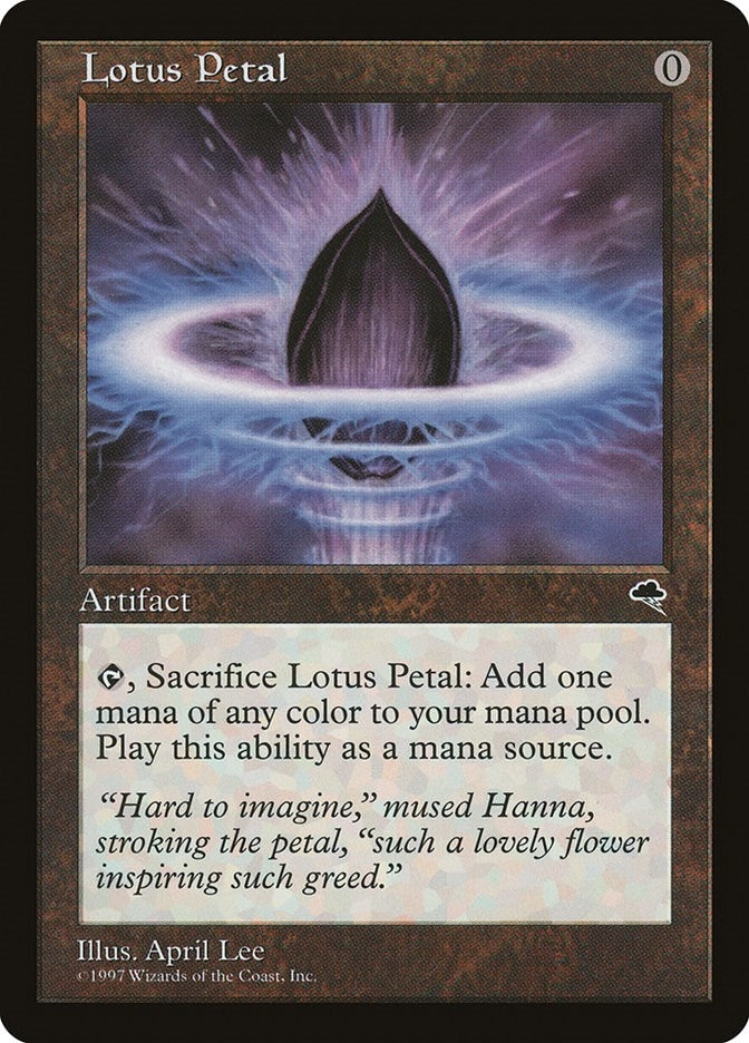 Image for Lotus Petal (Tempest) (294) - Magic: The Gathering