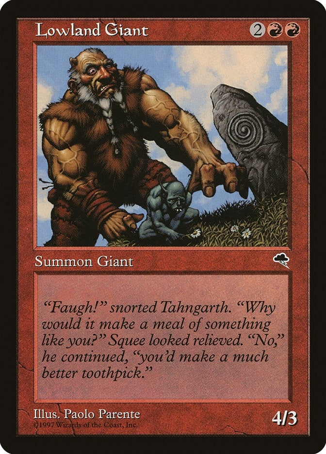 Image for Lowland Giant (Tempest) (187) - Magic: The Gathering