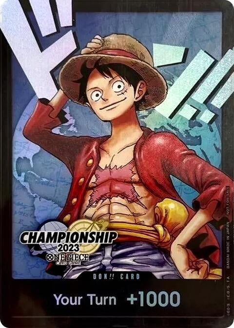 Image for DON!! Card (Monkey.D.Luffy) (2023 World Championship Finals) (One Piece Promotion Cards) - One Piece Card Game