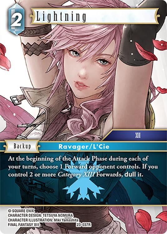 Image for Lightning (Hidden Trials) (23-037R) - Final Fantasy TCG
