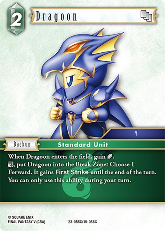 Image for Dragoon (Hidden Trials) (23-055C/15-058C) - Final Fantasy TCG