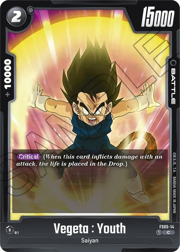 Image for Vegeta : Youth (Starter Deck 5: Bardock) (FS05-14) - Dragon Ball Super: Fusion World