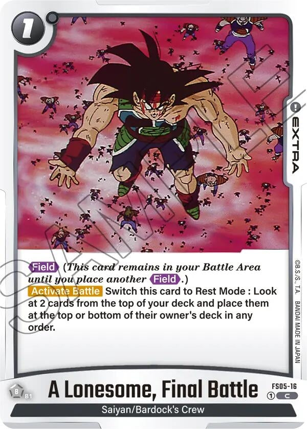 Image for A Lonesome, Final Battle (Starter Deck 5: Bardock) (FS05-16) - Dragon Ball Super: Fusion World