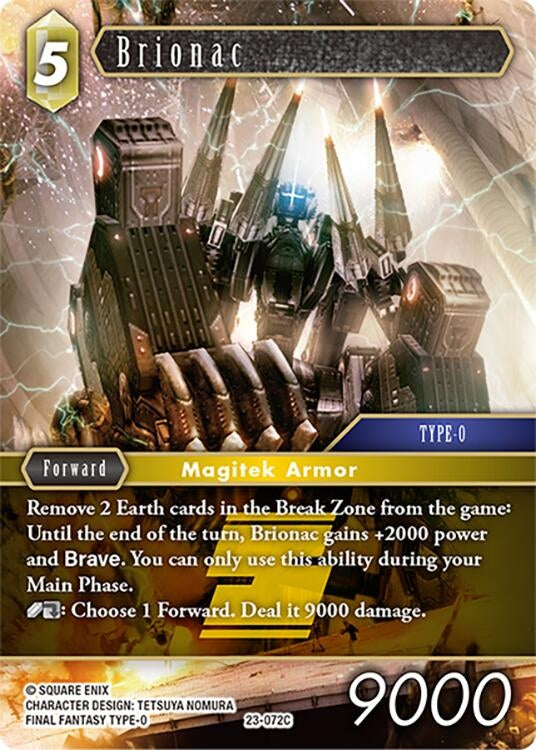 Image for Brionac (Hidden Trials) (23-072C) - Final Fantasy TCG