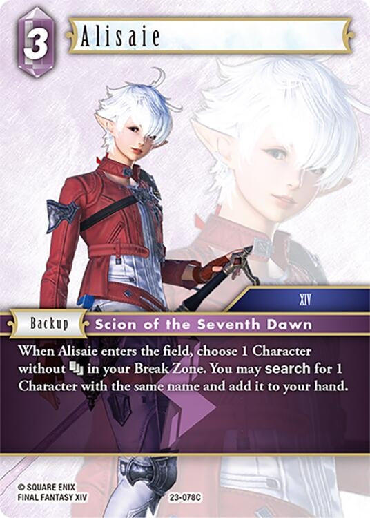 Image for Alisaie (Hidden Trials) (23-078C) - Final Fantasy TCG