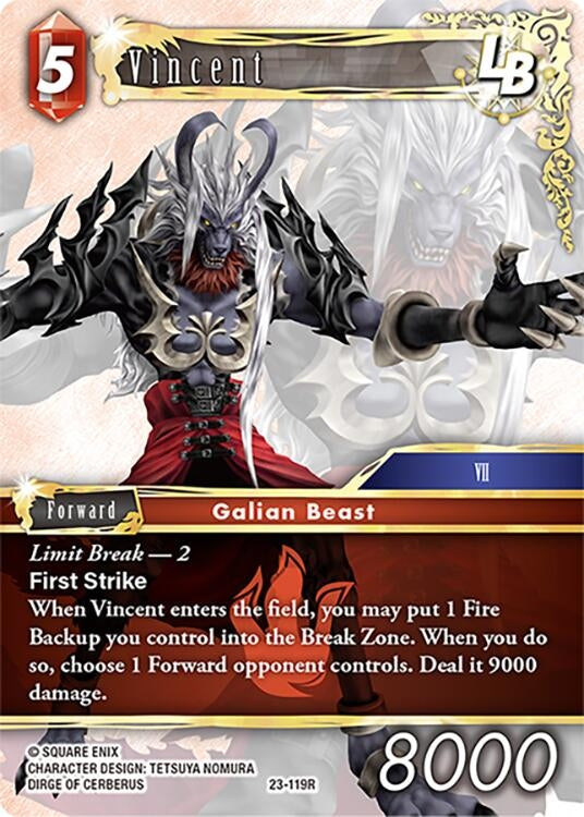 Image for Vincent LB (Hidden Trials) (23-119R) - Final Fantasy TCG
