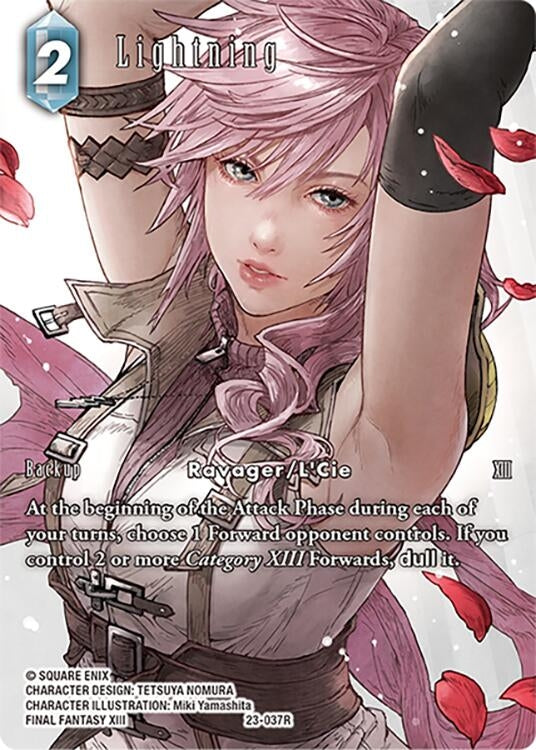 Image for Lightning (Full Art) (Hidden Trials) (23-037C) - Final Fantasy TCG