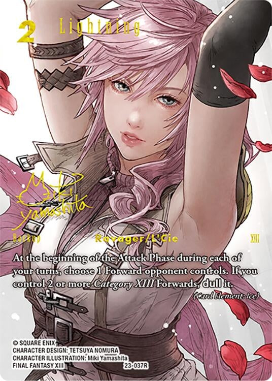 Image for Lightning (Full Art Signature) (Hidden Trials) (23-037C) - Final Fantasy TCG