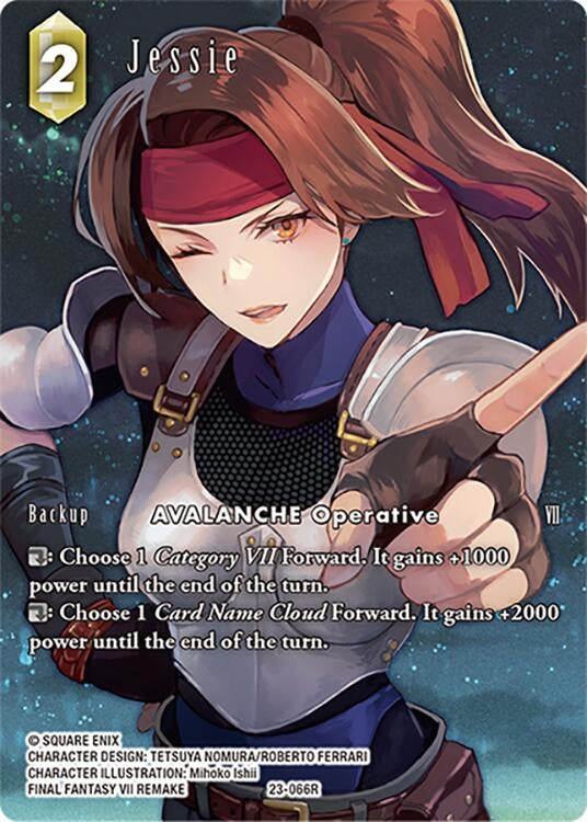 Image for Jessie (Full Art) (Hidden Trials) (23-066R) - Final Fantasy TCG