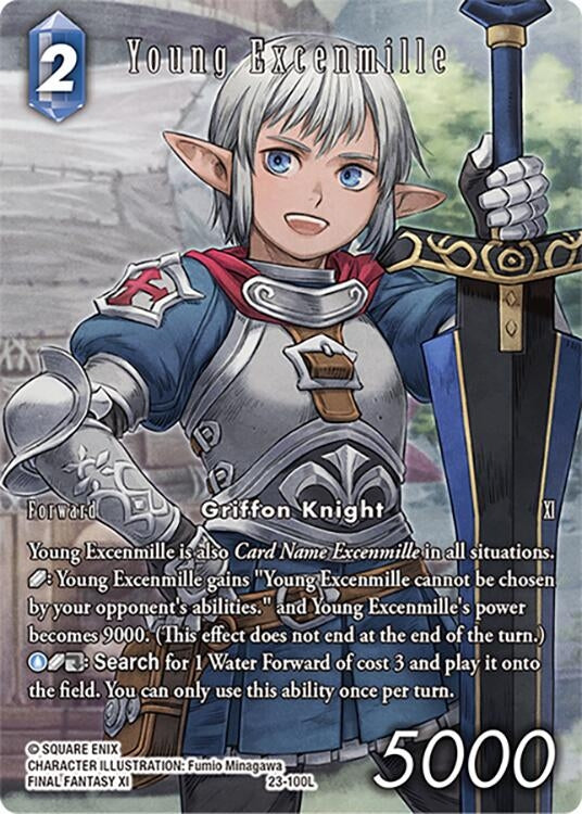 Image for Young Excenmille (Full Art) (Hidden Trials) (23-100L) - Final Fantasy TCG