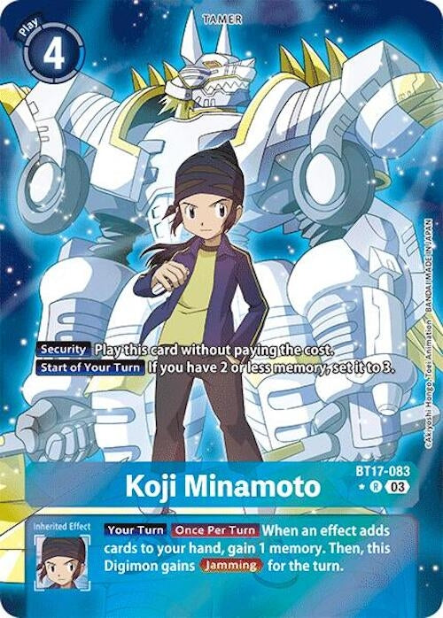 Image for Koji Minamoto (Alternate Art) (BT17) (BT17-083 R) - Digimon Card Game