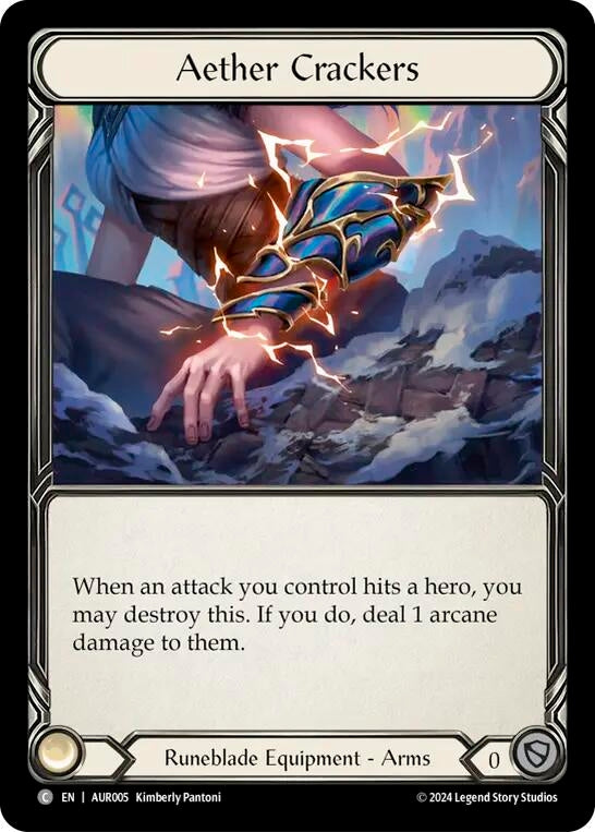 Image for Aether Crackers (1st Strike) (AUR005) - Flesh and Blood TCG