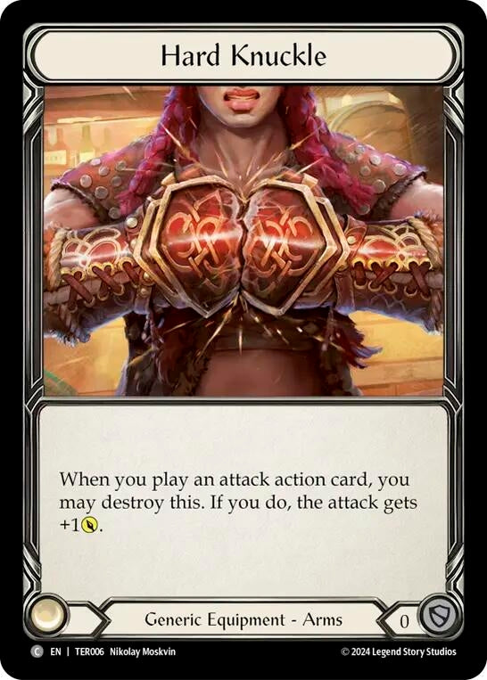 Image for Hard Knuckle (1st Strike) (TER006) - Flesh and Blood TCG