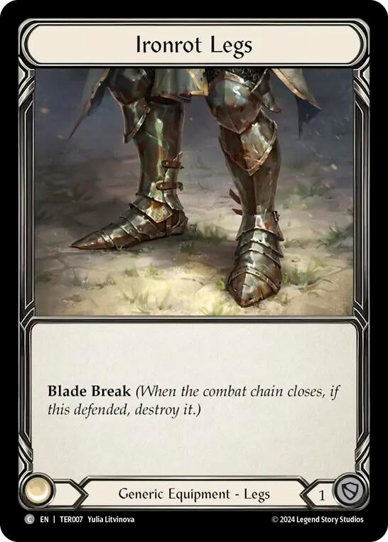 Image for Ironrot Legs (TER) (1st Strike) (TER007) - Flesh and Blood TCG