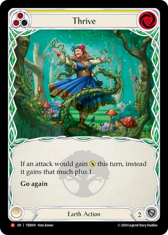 Image for Thrive (1st Strike) (TER019) - Flesh and Blood TCG