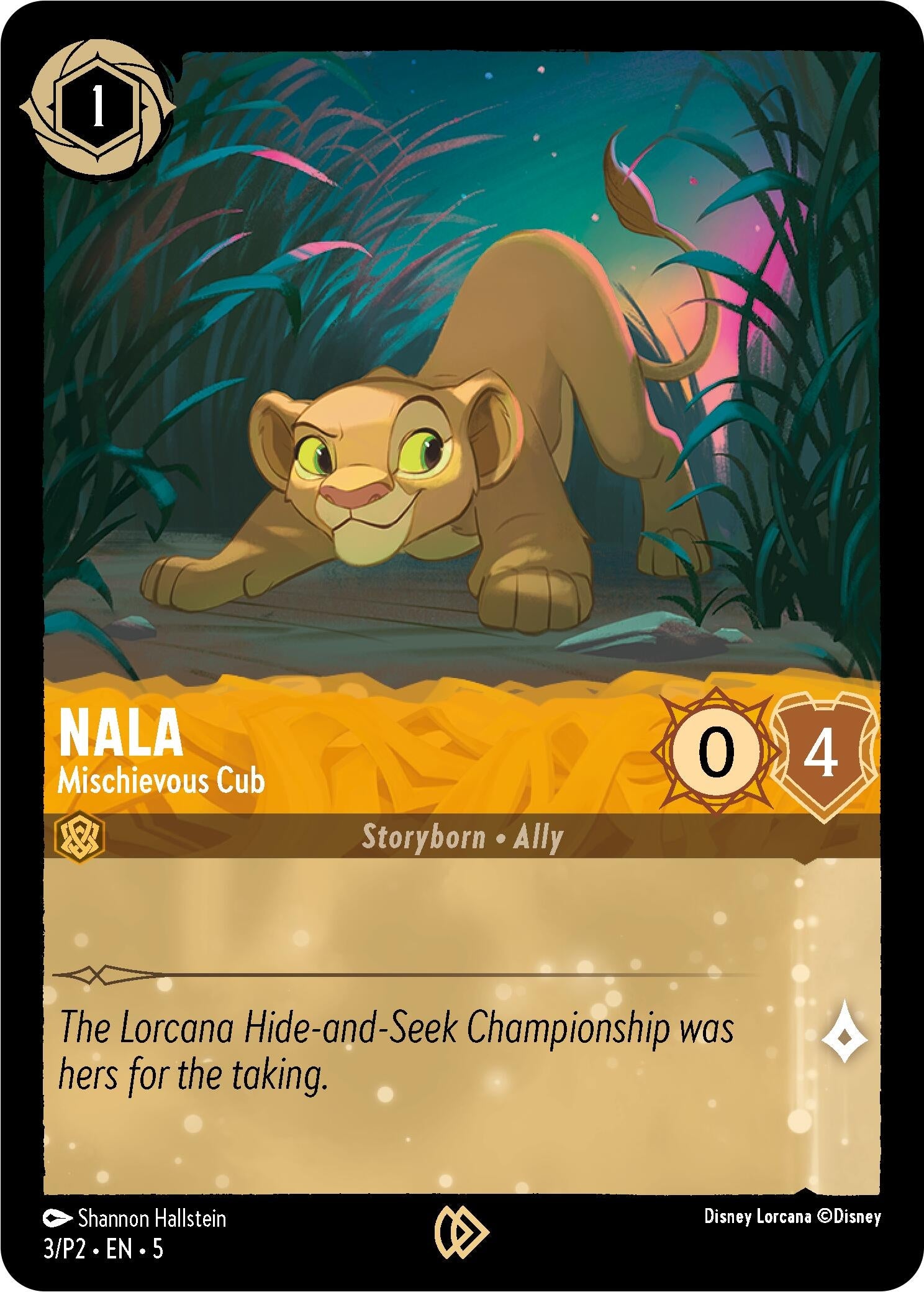 Image for Nala - Mischievous Cub (Disney Lorcana Promo Cards) (3) - Disney Lorcana