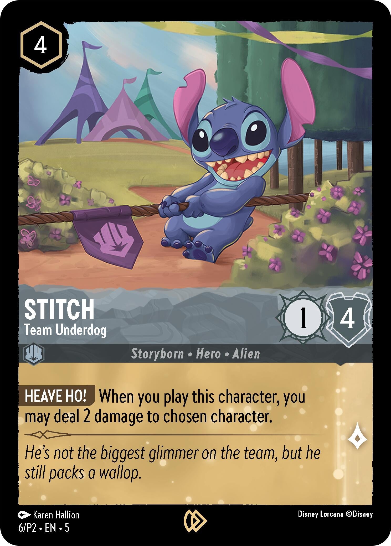 Image for Stitch - Team Underdog (Disney Lorcana Promo Cards) (6) - Disney Lorcana