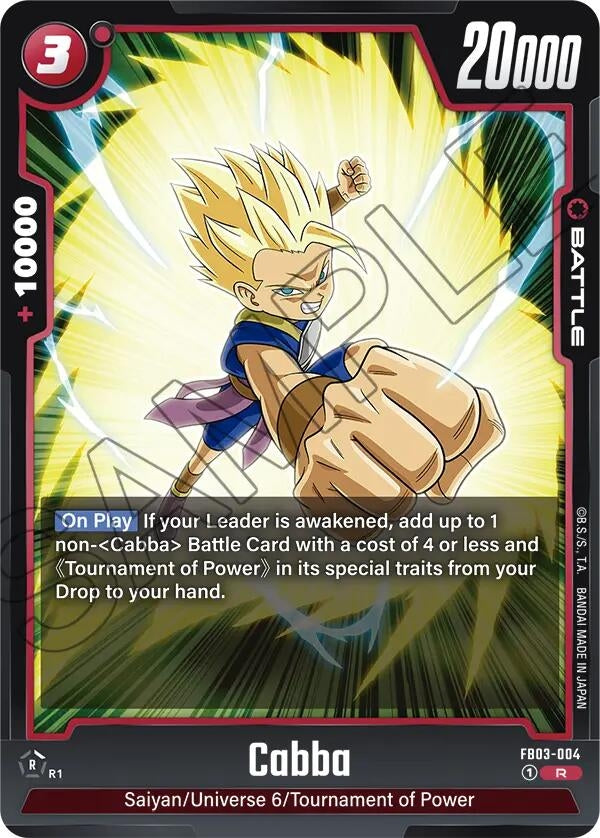 Image for Cabba (Raging Roar) (FB03-004) - Dragon Ball Super: Fusion World