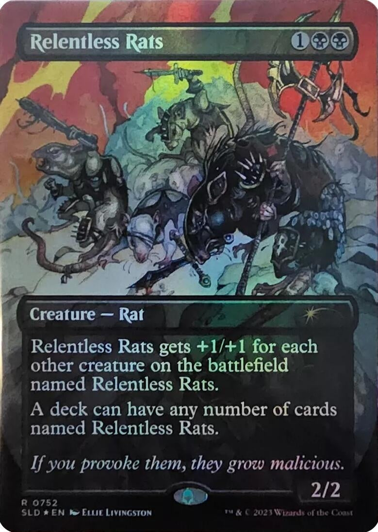 Image for Relentless Rats (752) (Secret Lair Drop Series) (752) - Magic: The Gathering