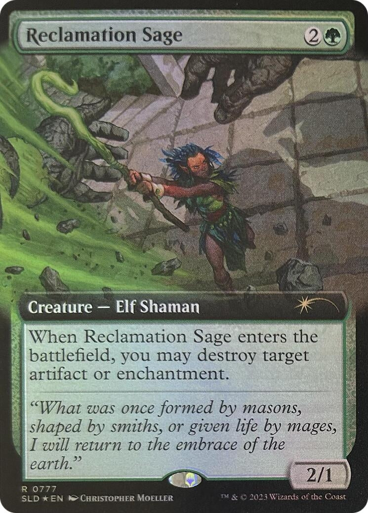 Image for Reclamation Sage (Extended Art) (Secret Lair Drop Series) (777) - Magic: The Gathering
